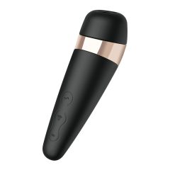   Satisfyer Pro 3+ - wasserdichter batteriebetriebener Klitoris-Vibrator (schwarz)