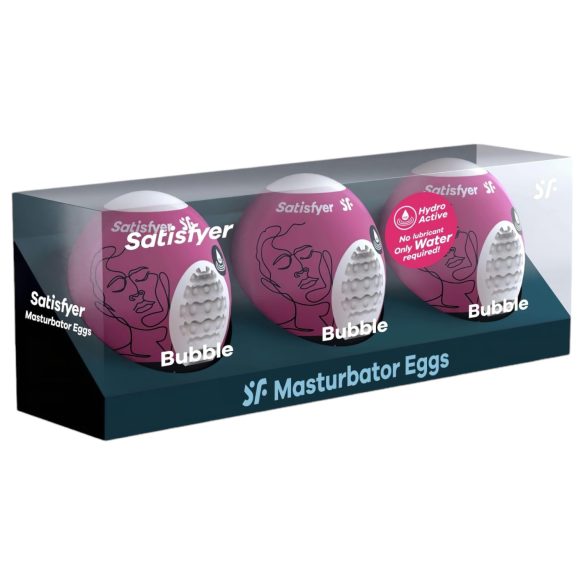 Satisfyer Egg Bubble - Ei-Masturbator (3er-Pack)