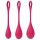 Satisfyer Yoni Power 1 - Kegelball-Set - Rot (3-teilig)