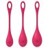Satisfyer Yoni Power 1 - Kegelball-Set - Rot (3-teilig)