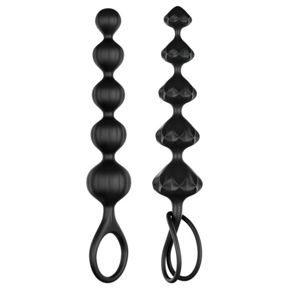 Satisfyer Love Beads - Perlen Analdildo Set (schwarz)