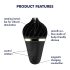 Satisfyer Sweet Treat - Wiederaufladbarer Klitorisvibrator mit Rotation (Schwarz)