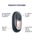 Satisfyer Dark Desire - wiederaufladbarer Klitorisstimulator (Schwarz)