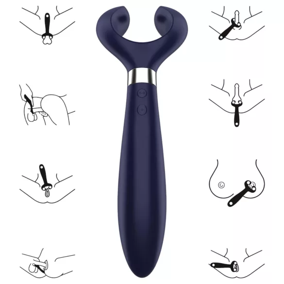 Satisfyer Endless Fun - Akku Paarvibrator wasserdicht (blau)