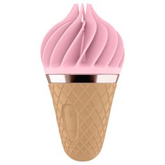   Satisfyer Sweet Treat - Akku-Cocktail-Rotationsvibrator (pink-braun)