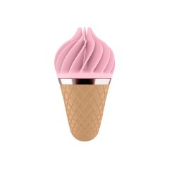   Satisfyer Sweet Treat - kabelloser rotierender Klitoris-Vibrator (rosa-braun)