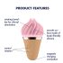 Satisfyer Sweet Treat - Wiederaufladbarer, rotierender Klitorisvibrator (Pink-Braun)