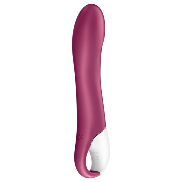 Satisfyer Big Heat - wiederaufladbarer, wärmender G-Punkt Vibrator (rot)