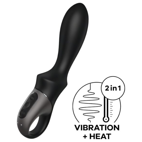 Satisfyer Heat Climax - Intelligenter Wärmeanalvibrator (Schwarz)