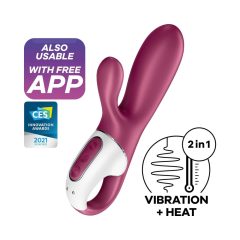   Satisfyer Heißer Hase - intelligenter Klitorisstab-Heizvibrator (rot)