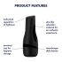 Satisfyer Men Classic - Manueller Masturbator (schwarz)