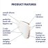 Satisfyer Love Triangle - Intelligenter Luftdruck-Klitorisstimulator (Weiß)