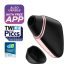 Satisfyer Love Triangle - Intelligenter Klitorisstimulator mit Druckwellen (Schwarz)