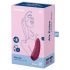 Satisfyer Curvy 1+ - Intelligenter Luftimpuls-Vibrator (Rot)