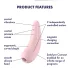 Satisfyer Curvy 2+ - smarter Luftstoß-Klitorisstimulator (pink)