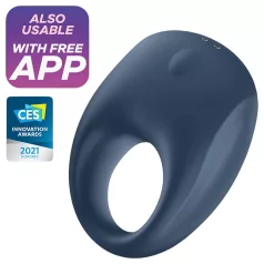   Satisfyer Strong One - App-gesteuerter Vibrationspenisring für Männer (blau)