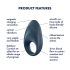Satisfyer Mighty One - Intelligenter blauer Penisring mit Vibration