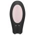 Satisfyer Double Joy - Intelligenter wasserdichter Paar-Vibrator (Schwarz)