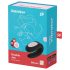 Satisfyer Double Joy - Intelligenter wasserdichter Paar-Vibrator (Schwarz)