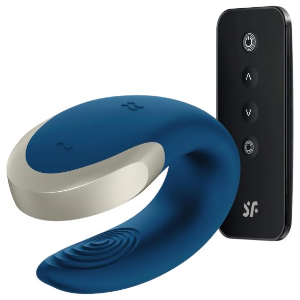 Satisfyer Double Love - intelligenter Paarvibrator (Blau)