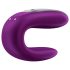 Satisfyer Double Fun - Intelligenter Paarvibrator (Lila)