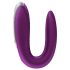Satisfyer Double Fun - Intelligenter Paarvibrator (Lila)