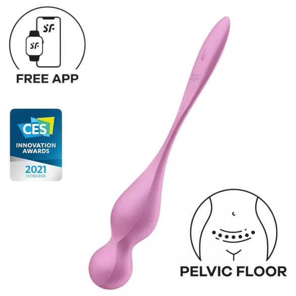 Satisfyer Love Birds 1 - App-gesteuerte Vibrations-Liebeskugel (Pink)