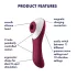 Satisfyer Dual Crush 2in1 Klitorissauger + G-Punkt-Vibrator (rot)