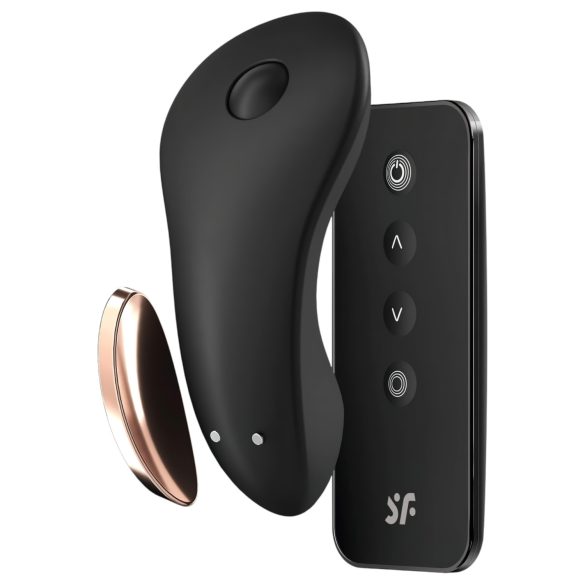 Satisfyer Little Secret - Intelligenter, wasserdichter Klitorisvibrator (Schwarz)