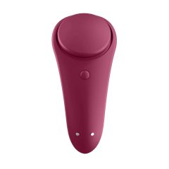   Satisfyer Sexy Secret - intelligenter, wiederaufladbarer, wasserdichter Klitoris-Vibrator (burgund)