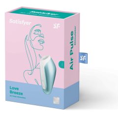   Satisfyer Love Breeze - Wiederaufladbarer, wasserdichter Klitoris-Vibrator (Eisblau)