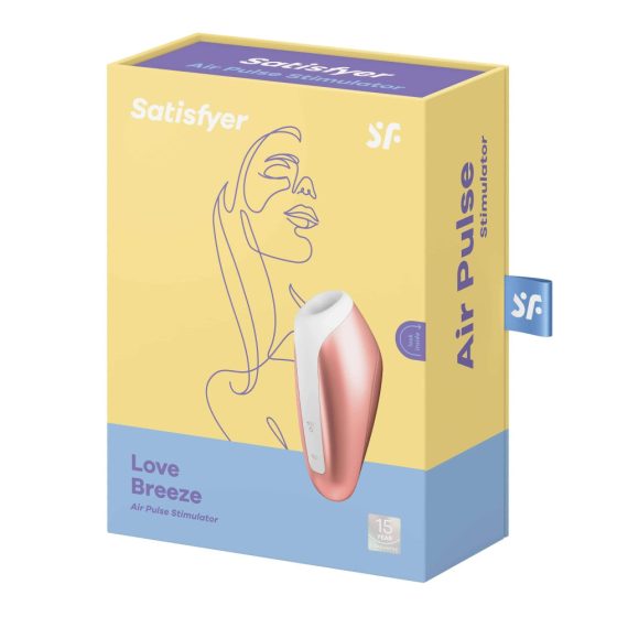Satisfyer Love Breeze - akkubetriebener, wasserdichter Klitoral Vibrator (Pfirsich)