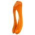 Satisfyer Candy Cane - Wiederaufladbarer, wasserdichter Dual-Vibrator (Orange)