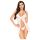 Penthouse After Sunset - Transparente Babydoll und String (Weiß)
