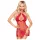 Penthouse Libido Boost - Spitzen-Babydoll & Tanga (rot) - M/L