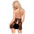 Penthouse Libido Boost - Spitze Babydoll und String (schwarz) - L/XL