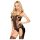 Penthouse Bombenkommando - Würziges Netz-Body-Set (Schwarz) - XL