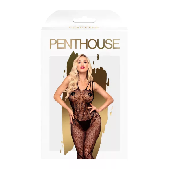 Penthouse Dirty Mind - ouvert Netzoverall (schwarz) - XL