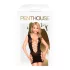 Penthouse Flame on the Rock - Netz-Minikleid (schwarz) - XL