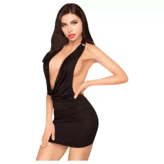 Penthouse Heart Rob - Neckholder-Kleid und String (schwarz)