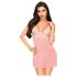 Penthouse Bedtime Story - Nachthemd & String (Rosa) - M/L