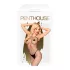 Penthouse Body Search - Offener Netz-Overall (Schwarz)
