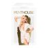 Penthouse Hypnotic Power - Spitzen-Kurzkimono und String (Weiß)