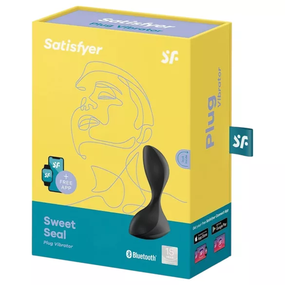 Satisfyer Sweet Seal - App-gesteuerter Analvibrator (schwarz)