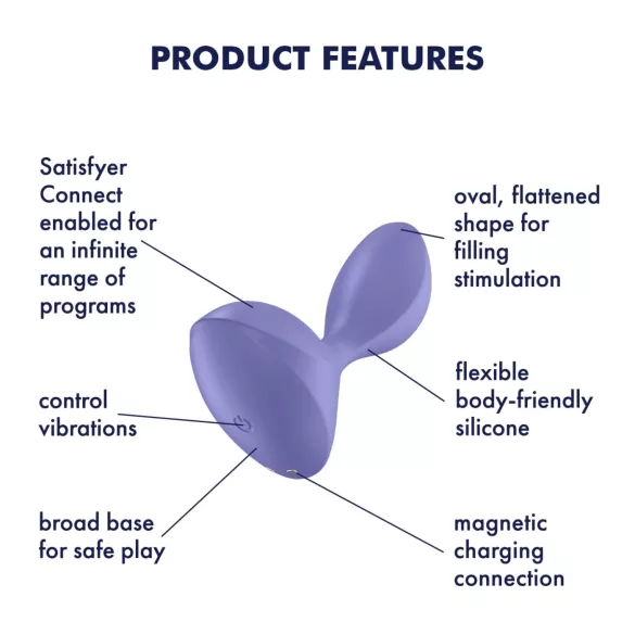 Satisfyer Sweet Seal - Intelligenter Analvibrator (Lila)