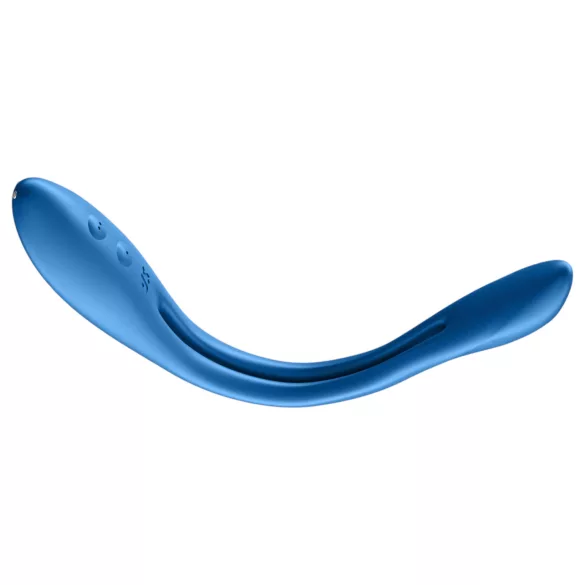 Satisfyer Elastic Game - Akku, flexibler Paarvibrator (blau)