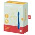 Satisfyer Elastic Game - Akku, flexibler Partnervibrator (blau)