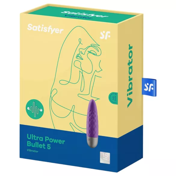 Satisfyer Ultra Power Bullet 5 - Akku, wasserdichter Vibrator (lila)