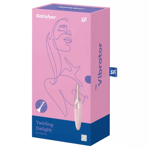 Satisfyer Twirling Delight - wasserdichter Klitoris Vibrator (Pink)