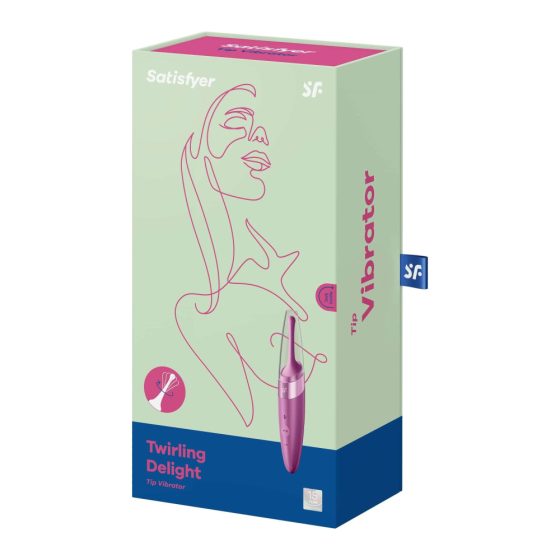 Satisfyer Twirling Delight - aufladbarer, wasserdichter Klitorisvibrator (lila)
